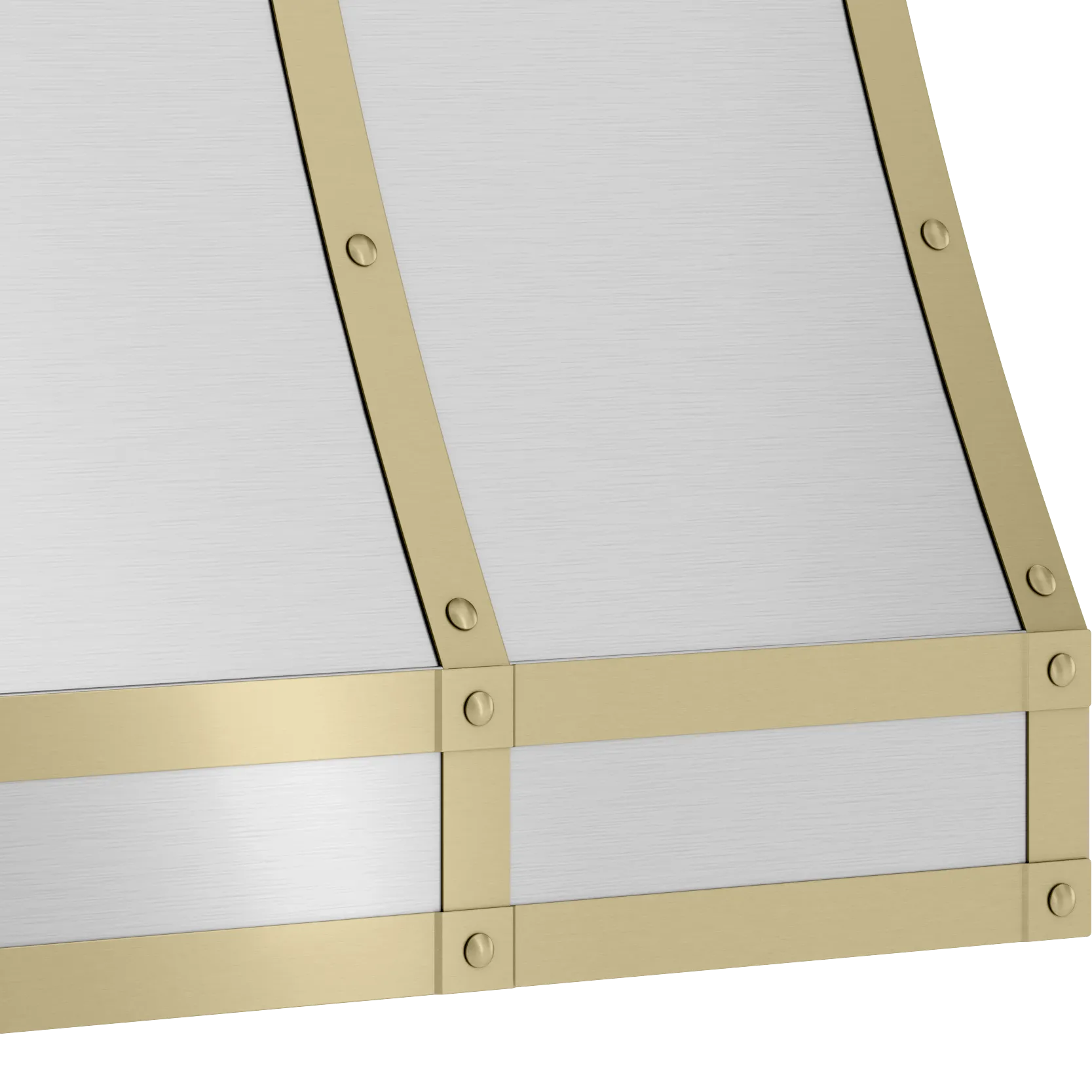 Zephyr BKFT36ASG Forte Hood Banding Kit, 36In, Satin Gold