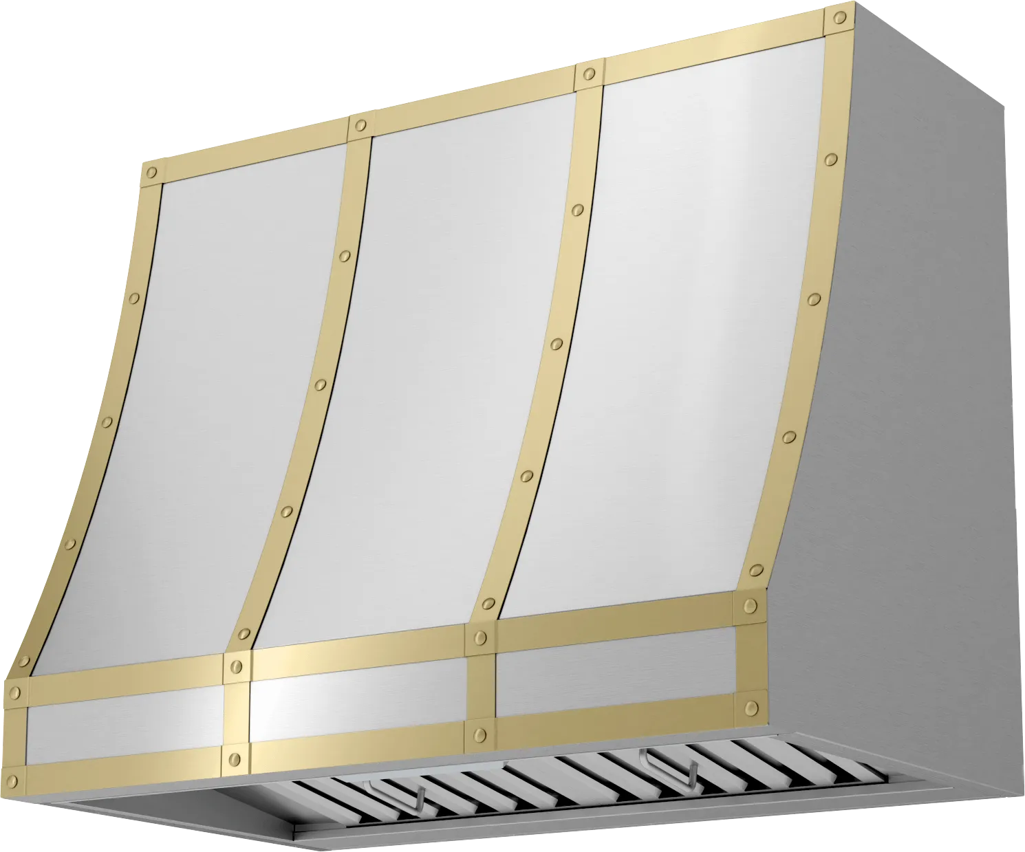 Zephyr BKFT36ASG Forte Hood Banding Kit, 36In, Satin Gold