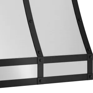 Zephyr BKFT48AMB Forte Hood Banding Kit, 48In, Matte Black