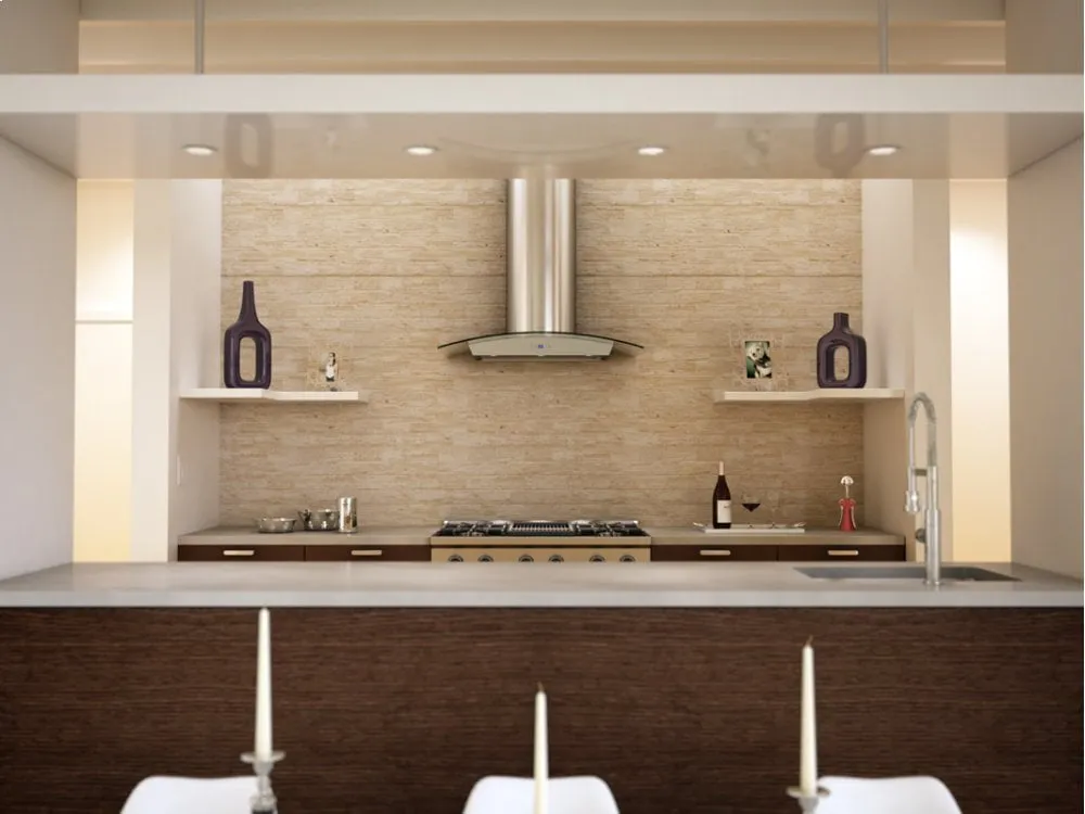 Zephyr ZMIM90BG 36" Milano Wall